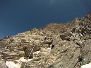 Abseilen über das Festijoch